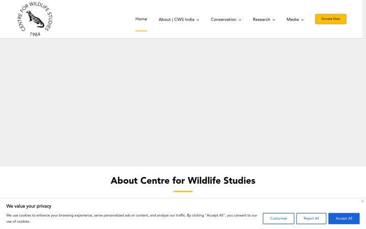 Screenshot of cwsindia.org