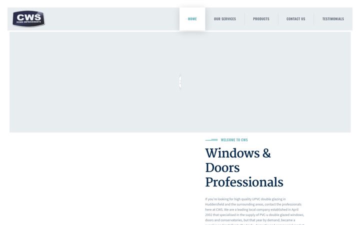 Screenshot von cwswindows.co.uk