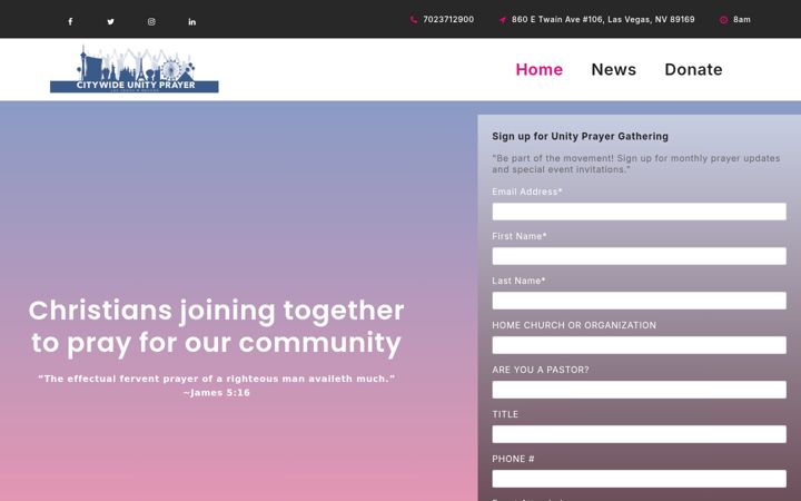 Screenshot of cwuplv.com