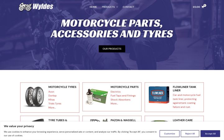 Screenshot of cwylde.co.uk