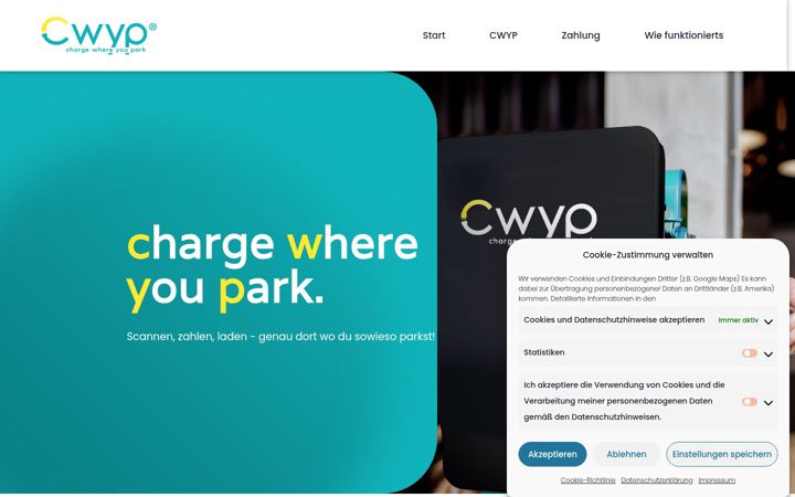 Screenshot of cwyp.de