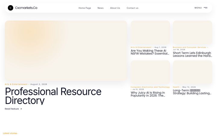 Screenshot of cxcmarkets.co.uk