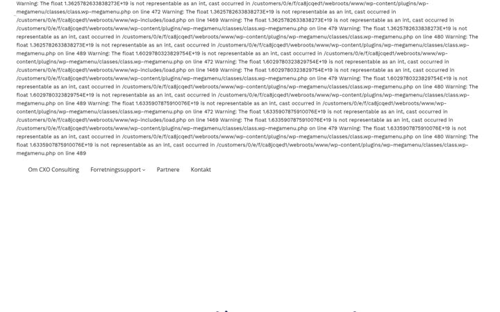 Screenshot of cxoconsulting.dk