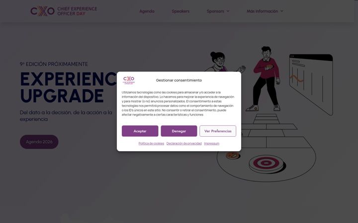 Captură de ecran a cxoday.es