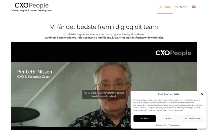 Screenshot of cxopeople.com
