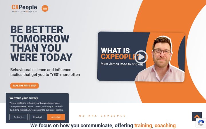 Screenshot von cxpeople.co.uk