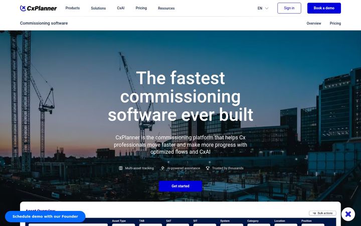Screenshot of cxplanner.com