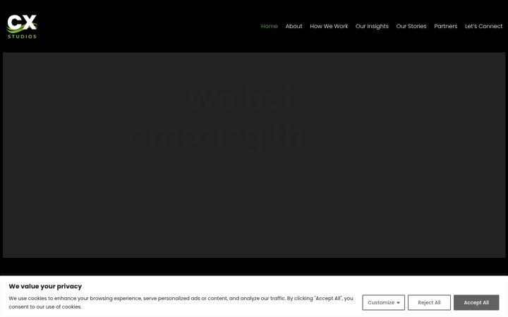 Screenshot του cxstudios.io