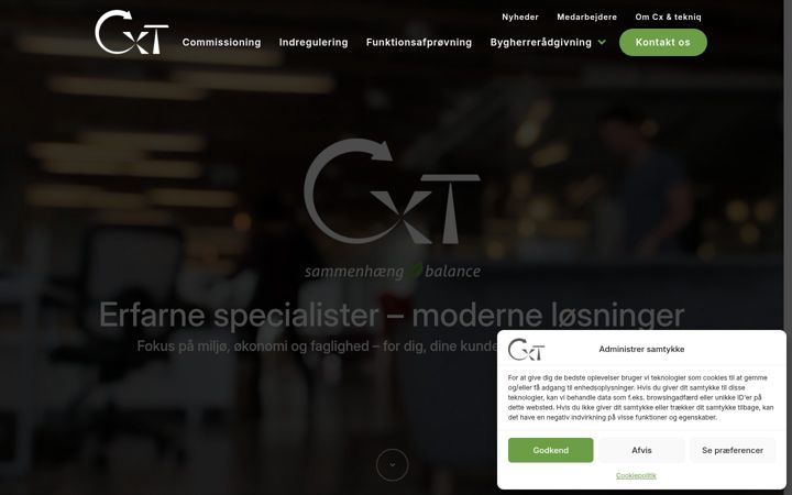 Screenshot of cxt.dk