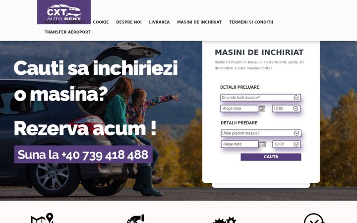 Screenshot of cxtrentcar.ro