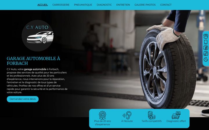 Screenshot of cy-auto.fr