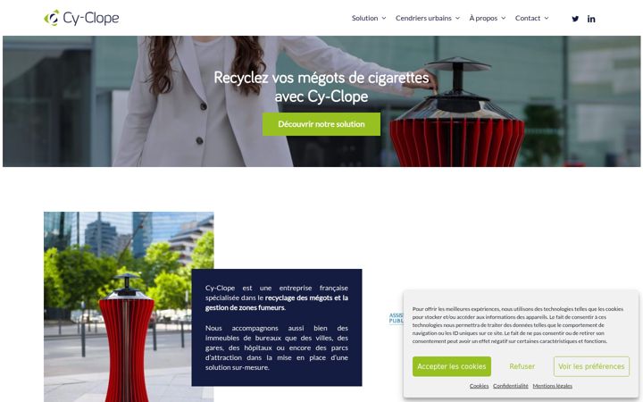 Snímek obrazovky cy-clope.com