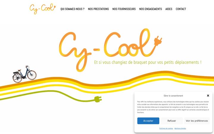 Screenshot of cy-cool.fr