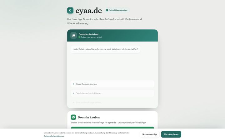 Screenshot of cyaa.de