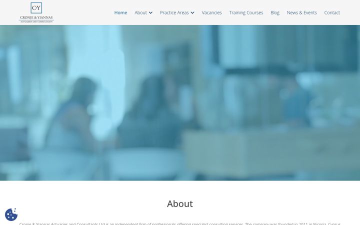 Screenshot of cyactuaries.com