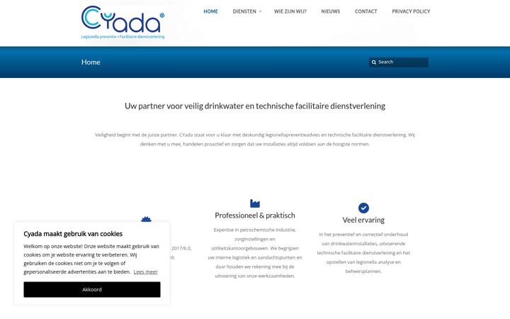 Captura de pantalla de cyada.nl