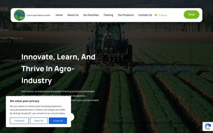 Screenshot of cyagroindustry.com