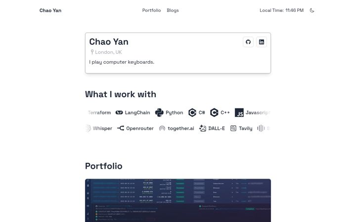 Screenshot of cyan.ly