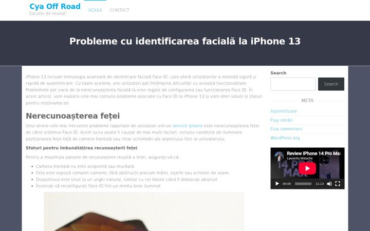 Screenshot of cyaoffroad.ro