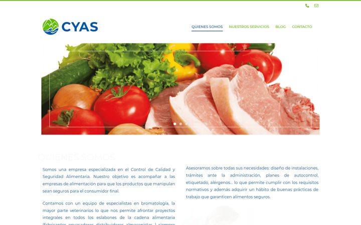 Screenshot of cyas.es