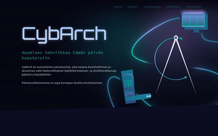 Screenshot di cybarch.fi