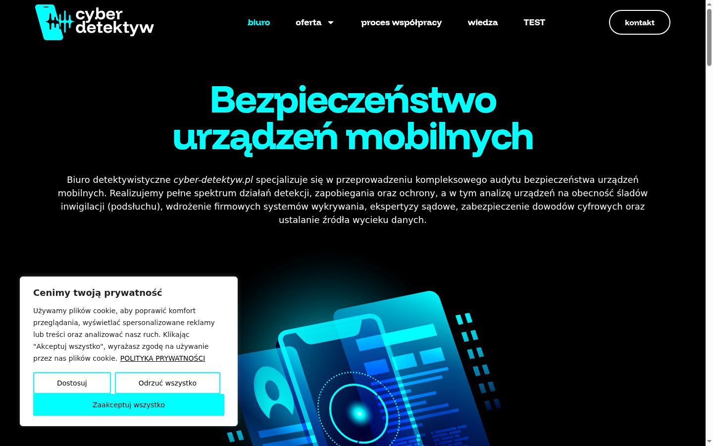 Sutikimo reklamjuostės, rodytos prieš bet kokią sąveiką, ekrano kopija