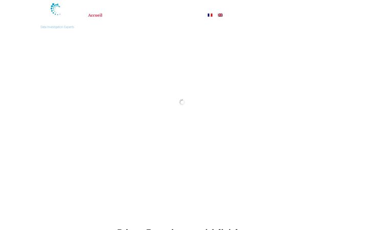 Screenshot stránky cyber-forensics.eu