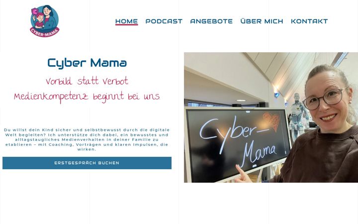 Screenshot of cyber-mama.de
