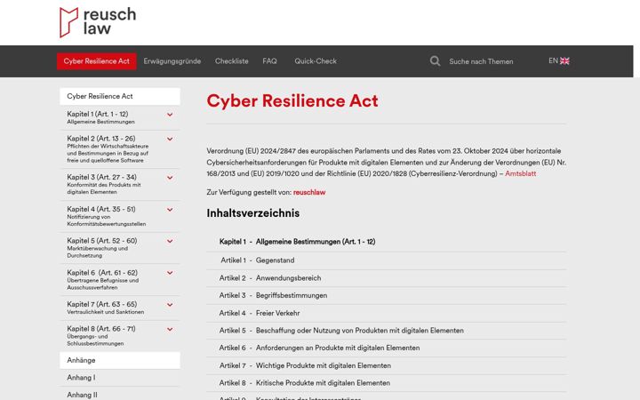 Screenshot of cyber-resilience-act.de