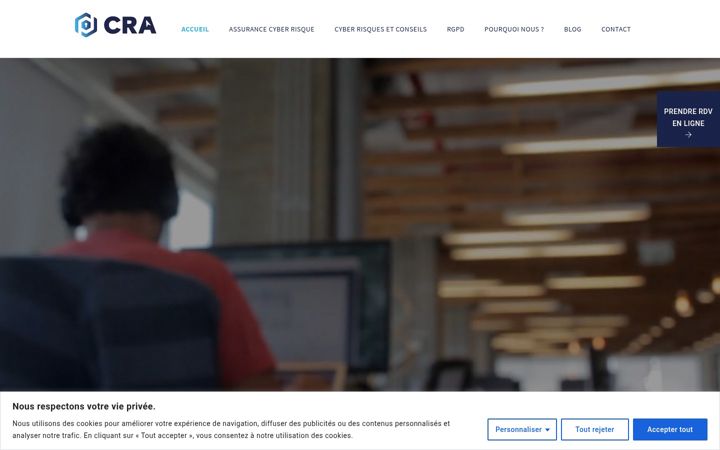 Screenshot von cyber-risques-assurance.fr