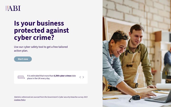 Screenshot of cyber-safety.org.uk