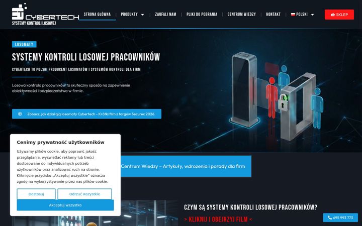 Screenshot of cyber-tech.pl