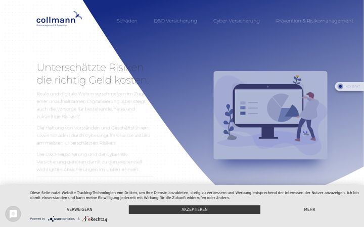 Screenshot of cyber-versicherung.co