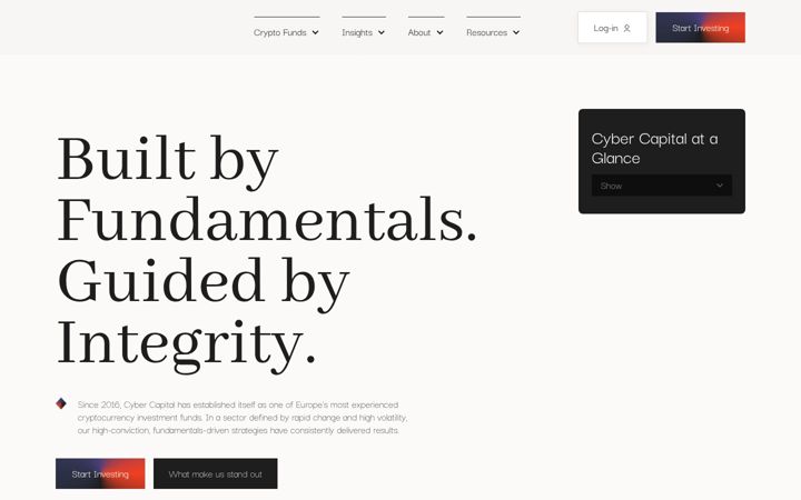 Screenshot of cyber.capital