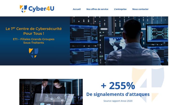 Screenshot von cyber4u.fr