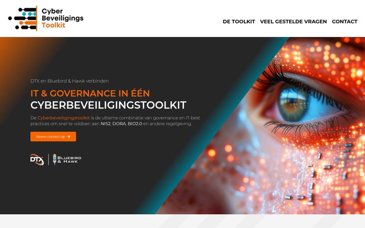 Screenshot of cyberbeveiligingstoolkit.nl