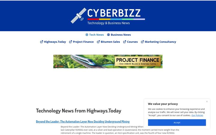 Screenshot of cyberbizz.uk