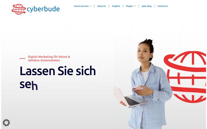 Screenshot of cyberbude.de