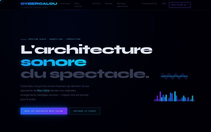 Screenshot of cybercalou.fr