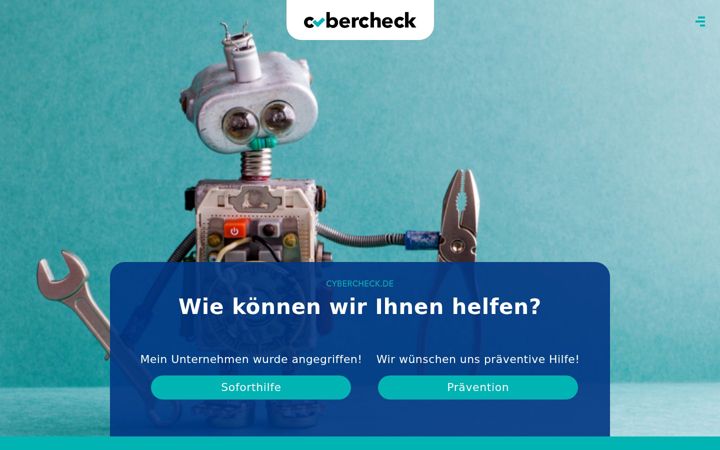 Screenshot of cybercheck.de