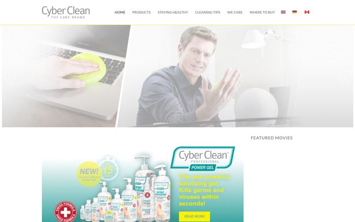 Screenshot of cyberclean.net