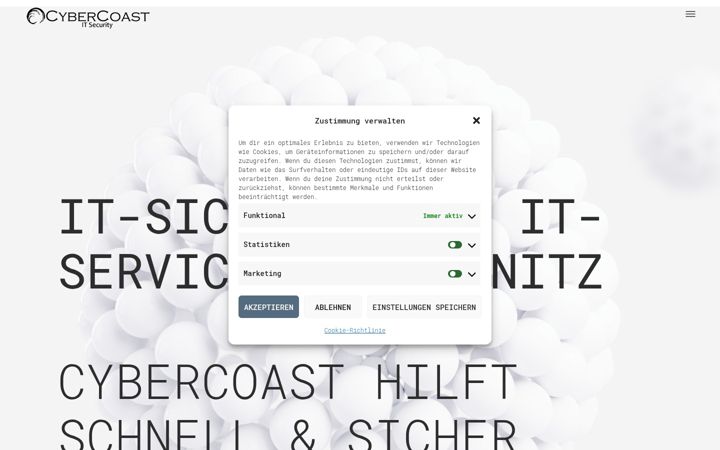 Screenshot of cybercoast.de