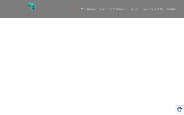 Screenshot of cybercom.africa