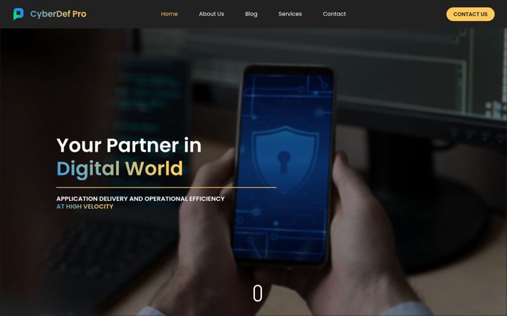 Screenshot of cyberdefpro.com