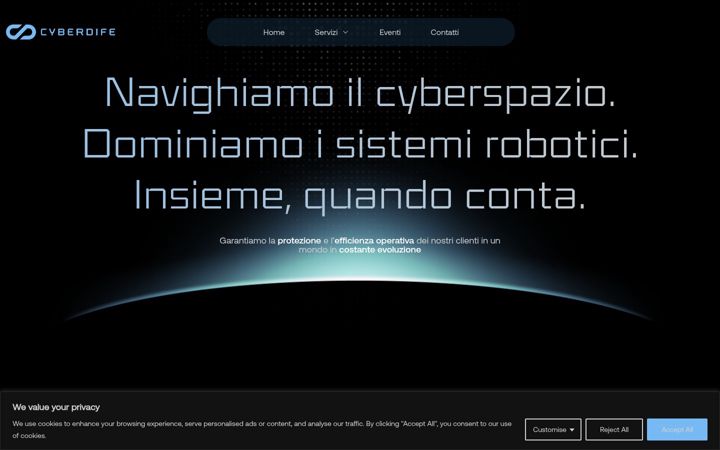 Screenshot of cyberdife.it