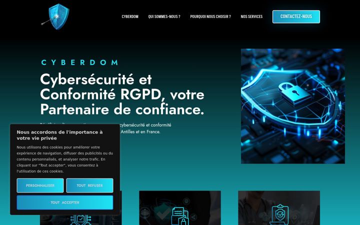 Screenshot of cyberdom-it.com