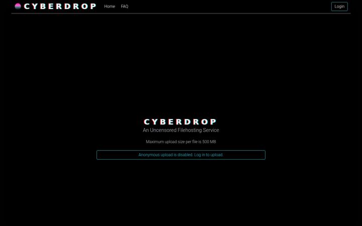 Képernyőkép: cyberdrop.cr