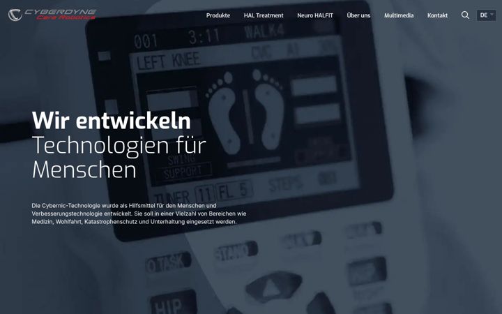 Screenshot of cyberdyne.eu
