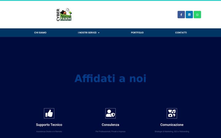 Screenshot of cyberfarm.it