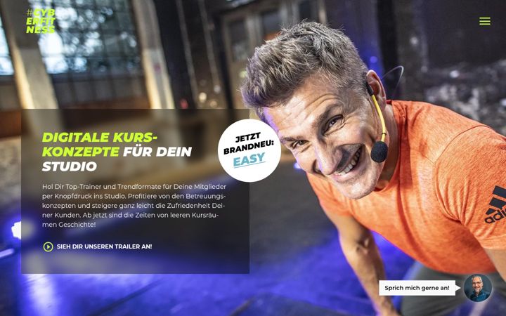 Captura de pantalla de cyberfitnesspro.de